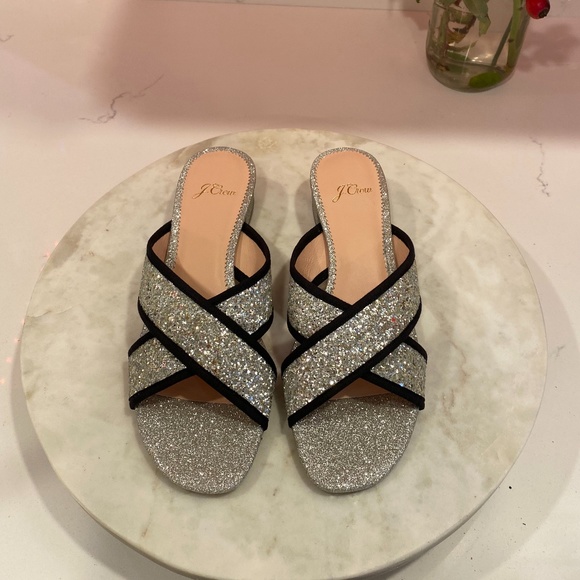 J.Crew Silver Strap Sandal - Picture 2 of 5